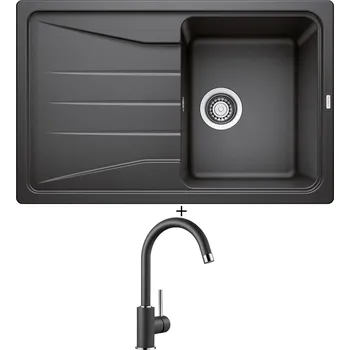 Kuchyňský dřez Granitový dřez SET Blanco SONA 45 S antracit 519662 + Blanco MIDA antracit 519415