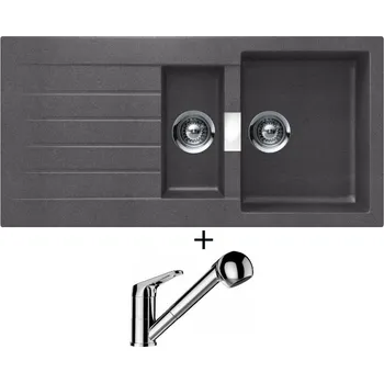 Granitový dřez Granitový dřez SET Schock SIGNUS D-150 Stone + Schock COSMO 525122 chrom