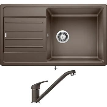 Granitový dřez Granitový dřez SET BLANCO LEGRA XL 6 S kávová 523331 + Blanco DARAS kávová 517729