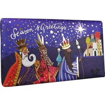 Mýdlo English Soap Company Tři králové Vánoční tuhé mýdlo, 190 g