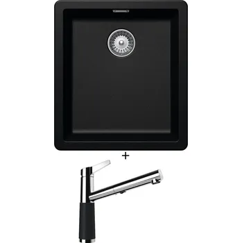 Granitový dřez Dřez pod desku SET Schock GREENWICH N-100S U Magma + Schock SC-510 554120 Magma