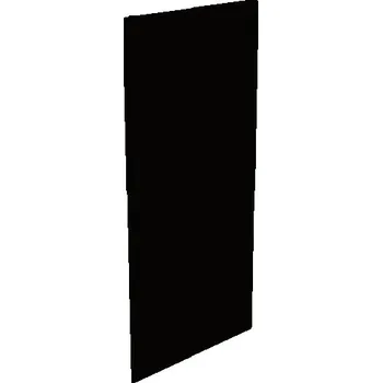 Vysoušeč rukou Bemeta Ochranná deska proti stříkající vodě pro osoušeče rukou k nalepení, nerez, černá 101043050