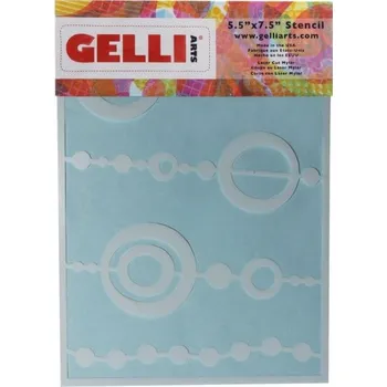 Šablona Gelli Plate, 14x19 cm - Beads, korálky