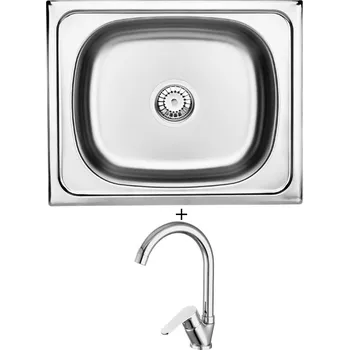 Nerezový dřez Nerezový dřez SET Deante ZEU 010A nerez + Deante CHABER 062 M chrom