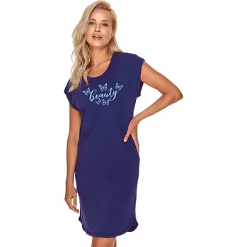 Dámská noční košile Dámská noční košile Dasza Taro Barva/Velikost: granát (modrá) / S