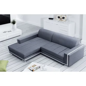 Obývací stěna Sedací souprava Tamarin L tm.šedá