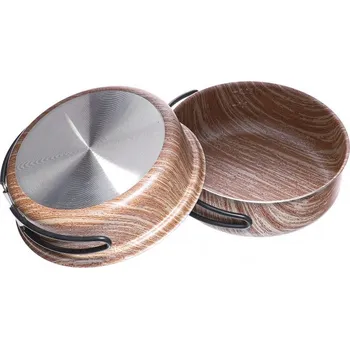 Kempingové nádobí ALB forming 2-dílná sada design WOOD