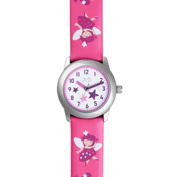 Hodinky JVD Dětské dívčí růžové hodinky s vílami JVD J7223.4