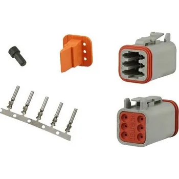 Auto elektroinstalace Zástrčka světla 6 pinu DEUTSCH