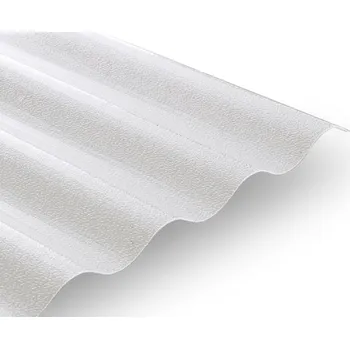 Polykarbonátová deska Gutta Guttagliss Makro CST vlna čirá 0,8 mm 1045 x 3000 mm