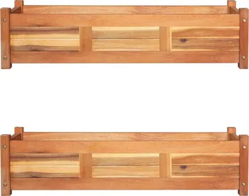 Vyvýšený záhon Vyvýšený záhon 100 x 30 x 25 cm akáciové dřevo 