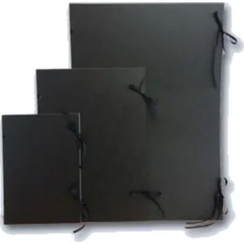 Archivační box Desky s tkanicí A4 černé bez štítku