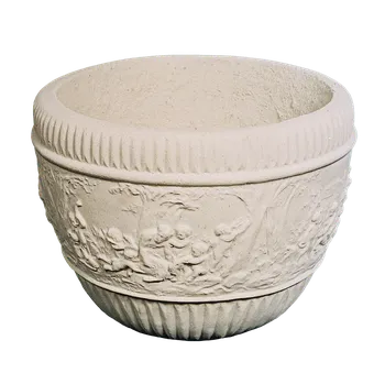 Zahradní dekorace ZahradniDekorace Zahradní květináč s reliéfy velký - výška 24cm, průměr 32cm, 17kg