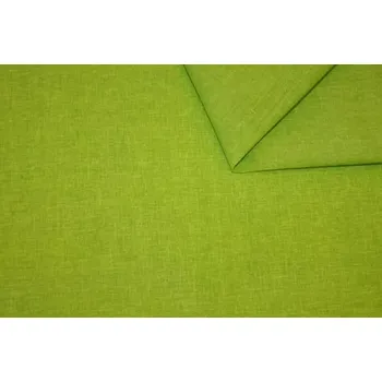 Potahová látka UNI Living světle zelený melír - SLEVA 3% s kodem radost25