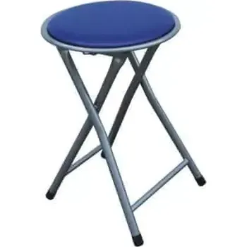 Stolička Taburet IRMA - modrý - SLEVA 3% s kodem radost25