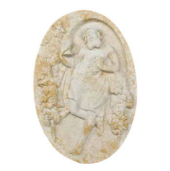 Zahradní dekorace ZahradniDekorace dekorace na zahradu - Vinař-reliéf oválný, výška 45 cm, 9 kg