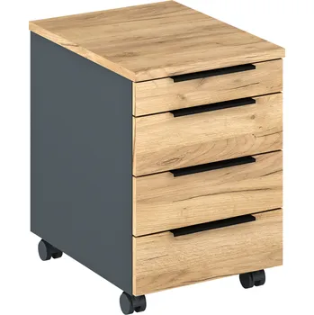 Úložný box Tempo Kondela Kontejner, grafit/dub artisan, KLAUDIUS TYP 6