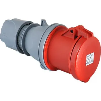 Elektrická zásuvka TP electric zásuvka spojovací 63A 4 kolík IP44, ZS 634