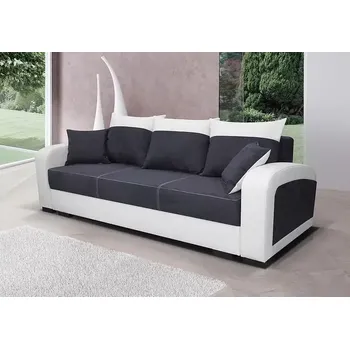 Pohovka Pohovka Zara II - černá/EKO bílá - doprava zdarma - SLEVA 3% s kodem radost25