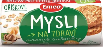 EMCO Mysli na zdraví ovesné sušenky oříškové 150 g