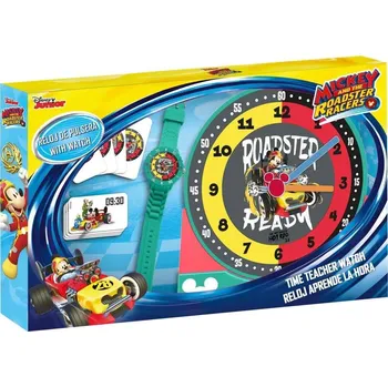 Hodiny EUROSWAN Hodiny na učení Mickey Plast, 39x25 cm