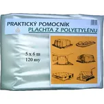 Hafyso LDPE plachta 4x5 m/40my - transparentní