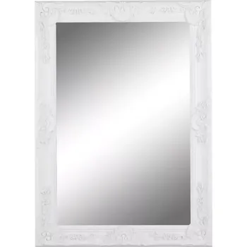 Zrcadlo Zrcadlo MALKIA TYP 9 - dřevěný rám bílé barvy - doprodej - SLEVA 3% s kodem radost25