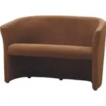 Dvojkřeslo CUBA - hnědá látka - SLEVA 3% s kodem radost25