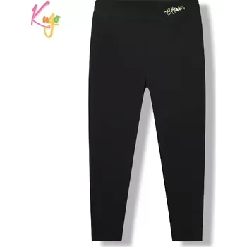 Dámské legíny Dámské funkční legíny Kugo JK8618, černé / zelený nápis