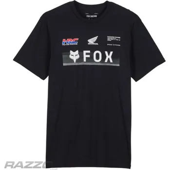 Pánské tričko Pánské tričko FOX X Honda Prem SS Tee Black L