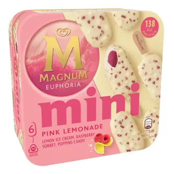 Zmrzlina Magnum Ice Cream Euphoria Pink Lemonade
