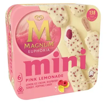 Zmrzlina Magnum Ice Cream Euphoria Pink Lemonade