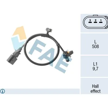 Kliková hřídel Generátor impulsů, klikový hřídel FAE 79495
