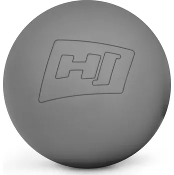 Masážní míček Hop-Sport Silikonová masážní koule 63mm jednotlivá - šedá