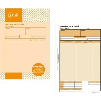 Tiskopis Faktura za hotové A5 NCR čísl. 1073