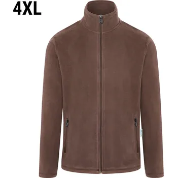 Pánská casual bunda G.Gastro KARLOWSKY | Pánská pracovní fleecová bunda Warm-Up - světle hnědá - velikost: 4XL