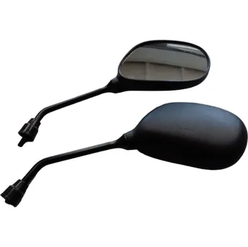 Zrcátko pro motocykl GZ UNIVERZÁLNÍ OVÁLNÉ ZRCÁTKO PRO SKÚTR LEVÉ A PRAVÉ (SADA) YAMAHA M8 ZÁVIT ČERNÁ