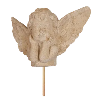 Zahradní dekorace ZahradniDekorace zahradní sochy - zahradní dekorace, Andílek na tyč, 0,9 kg, výška 15 cm