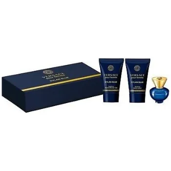 Parfém Versace Versace Pour Femme Dylan Blue, SET : Parfumovaná voda 5ml + Tělové mléko 25ml + Sprchový gél 25ml Pre ženy Parfumovaná voda