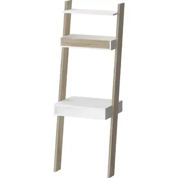 regál Regál Retro 389 - bílá/dub - SLEVA 3% s kodem radost25