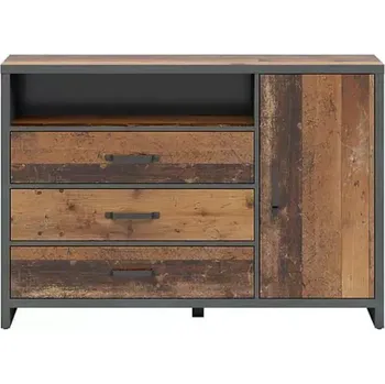 Dětský pokoj WESTON komoda KOM1D3S/130, borovice old style/matera - SLEVA 3% s kodem radost25