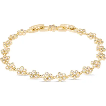 Náramek Ellami SOFIA 2568 Pozlacený náramek 14k s květem Ellami