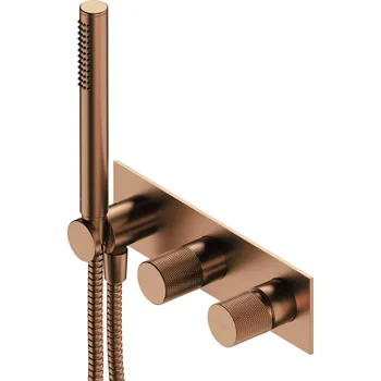 Vodovodní baterie Omnires Contour vanová baterie pod omítku měděná CT8035/1CPB