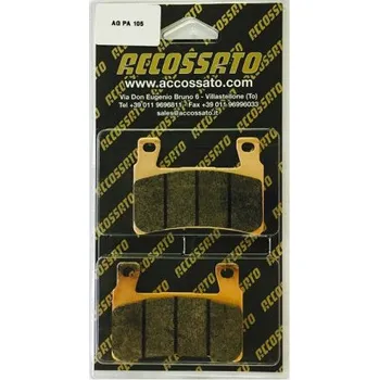 Brzda pro motocykl Brzdové destičky ACCOSSATO AGPA105 ZXC