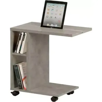 Servírovací stolek Příruční stolek NIDEN - světlý beton - SLEVA 3% s kodem radost25