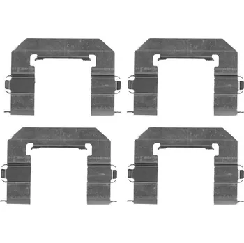 Brzdový systém Sada příslušenství, obložení kotoučové brzdy BOSCH 1 987 474 473