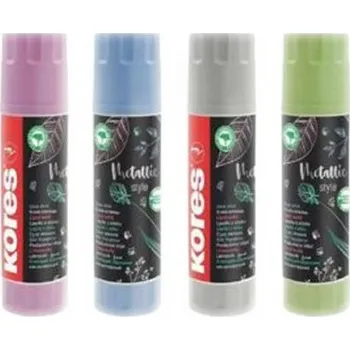 Kancelářské lepidlo Lepidlo tyčinka Kores Metal design 20g