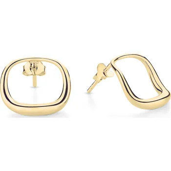 Náušnice Manta Hoops Small - pozlacené náušnice kroužky