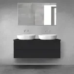 Oltens Vernal skříňka 120x45.6x47 cm pod umyvadlo závěsná černá 60019300