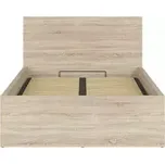 Postel TETRIX s roštem LOZ/120/B, dub sonoma - doprava zdarma - SLEVA 3% s kodem radost25